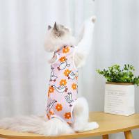 Traje de esterilización para destete de gatos, mono para perros pequeños y gatos, ropa de recuperación antipérilo después de la cirugía, ropa para el cuidado de mascotas con estampado bonito - details 14
