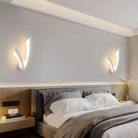 Aplique LED de Pared 12W GOECO, 3000K Luz Blanca Cálida, Blanco Acrílico, Lámpara de Pared Moderna para Pasillo, Sala de estar, Dormitorio, 35*25*4 CM - details 7