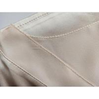 Blusa de seda satinada para mujer, camisa de estilo elegante para oficina, gasa sic, color negro, - details 5