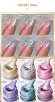 BORN PRETTY Luz Arcoíris Purple Gel para Uñas Brillante Plata-Luz Holográfica 10ml - details 1