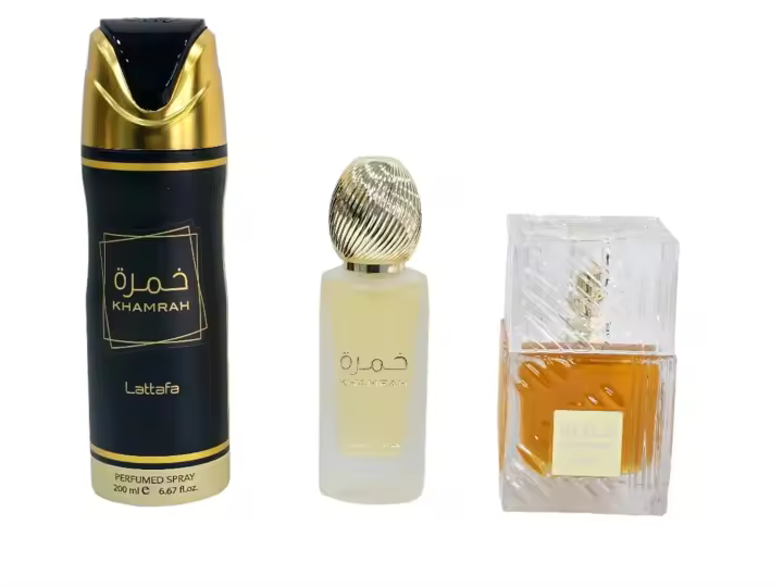 Lattafa Khamrah Qahwa Vania, cálido picante, canela, dulce - Eau de Parfum Fragancia de larga duración para unisex, 3,40 onzas / 100 - 1