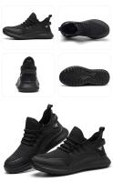 Zapatos De Seguridad Para Hombre Indestructibles Antipinchazos Transpirables Con Punta De Acero Ligeros Botas De Trabajo Con Suela De Goma - details 14