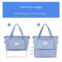 Bolsas de viaje expandibles de gran capacidad, bolsa organizadora de equipaje, bolso impermeable, portátil, plegable, bolsa de almacenamiento de ropa de viaje, nuevo - details 3