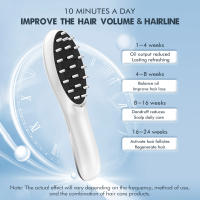Masajeador de Cuero Cabelludo Eléctrico Aplicador de Aceite de Luz Roja y Azul para Crecimiento del Cabello Peine Anti-caída de Cabello Belleza - details 8