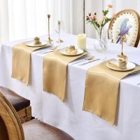 Pañuelos de Comedor de Sátin Suave 100Pcs Cuadrados 30x30cm para Bodas y Fiestas - details 14