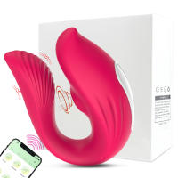 Vibrador Inalámbrico Control Remoto OOEEY para Mujeres Estimulador de Clítoris Juguetes Sexuales para Parejas Adultas Forma U Masturbador Dual - details 24