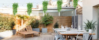Huryfox Planta Artificial Colgante de Helecho