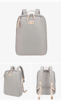 Mochila para computadora portátil para mujer, bolsa de viaje de negocios, mochilas para computadora portátil al aire libre, 14 pulgadas, grande, delgada, impermeable, mochila para computadora, color rosa, ligera - details 20