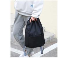 Mochila Impermeable Plegable con Cordón Ligera, Sencilla, Para Exteriores, Camping, Playa, Natación, Bolsas Deportivas Duraderas de Nylon para Yoga - details 6