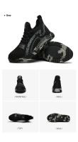 Zapatos de Trabajo Transpirables para Hombres  Zapatillas de Seguridad de Verano con Punta de Acero Antipunctura - details 25
