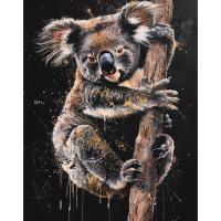 Ruopoty-pintura por números de Koala pintada a mano para adultos, pintura en lienzo, arte de pared para el hogar, regalo - details 0