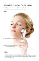 Masajeador facial recargable para rejuvenecimiento de la piel Dispositivo de belleza facial portátil de uso doméstico - details 4