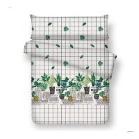 Funda de cama nórdica de 105 cm. Modelo moderno, juego completo con oso, microfibra muy suave y transpirable, funda de edredón, fácil de usar a máquina. - details 3