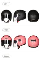 Casco de Moto rcycle para hombre, Casco de doble lente para Scooter, vespa, pueblo, capacete de Moto - details 13