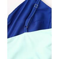 BUNO-2025 Primavera Nuevo vestido de tirantes colgantes con diseño hueco degradado Estilo moderno y elegante para mujer. - details 9