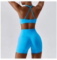 Sujetador Deportivo de Espalda Cruzada para Mujeres Top Deportivo de Yoga y Gimnasio Fitness Material de Nylon Transpirable y Hermoso - details 9