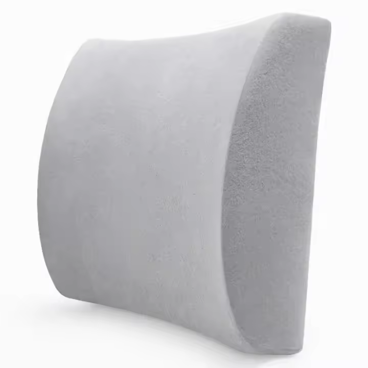 Respaldo lumbar de espuma viscoelástica, cojín para silla de estudiante y coche de oficina, soporte lumbar, azul - 1