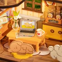 Robotime Rolife Villa de Cachorro Miniata Kit de Juego de Rompecabezas de Madera para Niños y Familia Decoración del Hogar DIY - details 10