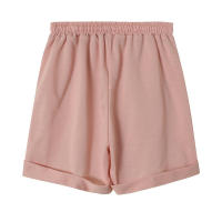 Top de cuello redondo para mujer, pantalones cortos sueltos, suéter informal de dos piezas, Ropa nueva 2024 - details 11