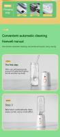 Mini Extractor de jugo de frutas eléctrico portátil inalámbrico, exprimidores multiusos, uso doméstico, 2 en 1 - details 9