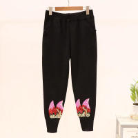Conjunto de dos piezas con flores y lentejuelas, suéter de punto de manga larga para mujeres y pantalones casuales largos, traje - details 5