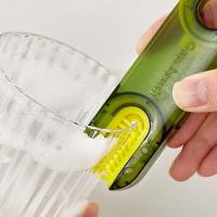 Limpiador de Botella de Cepillo de 360 Grados Herramienta de Limpieza Segura para Chupetes de Cabeza Suave Madre & Bebé - details 4