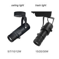 Proyector de logotipo LED Industrial, luz con enfoque y Zoom Manual, logotipo publicitario blanco y negro, 5W, 7W, 10W, 12W, 15W, 20W, 30W - details 3