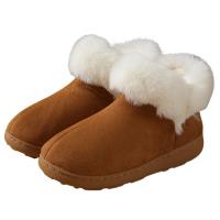 Botas de nieve de invierno para mujer, botines planos informales, zapatos cálidos para mujer - details 5
