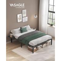 Cama Doble de Metal Estructura con Estantes de Almacenamiento Cama de Invitados - details 4
