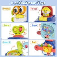 Juguetes sensoriales Montessori para niños pequeños, actividades de viaje, cubo ocupado, habilidades motoras, juguetes educativos de aprendizaje, 1 año - details 2