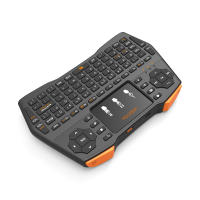 Mando a distancia Tricolor con retroiluminación, 2,4G, multifunción, ratón y teclado, Mini táctil, inalámbrico - details 22