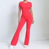 Conjunto de Yoga Ouwu Monos Deportivos para Mujeres Manga Corta, Pantalones Acampados - details 28