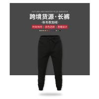 Pantalones deportivos de lana informales para hombre, Color sólido, europeos y americanos, nuevos para pantalones, Color, americano, - details 1