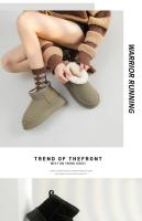 Botas de Nieve de Peluche de Lujo Calzado Plano de Tobillo para Mujer Caliente y Casual con Forro de Piel - details 8