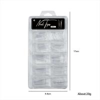 100 UDS punta de gel suave prensada en cuadrado de almendra herramienta de extensión artificial completa uñas postizas accesorios DIY - details 6