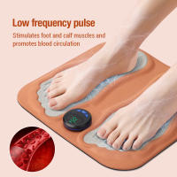 Almohadilla de masaje de pies 3D EMS inteligente, recargable, alivia el dolor, relaja la acupresión del pie, mejora la circulación sanguínea - details 1