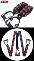 Accesorios de Moda para Hombres Correa de Pantalón en Forma de Y Ancho de 3.5cm 6 Clips - details 11