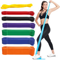 Conjunto de banda de resistencia de látex resistente para ejercicio elástico, banda de asistencia para dominadas, entrenamiento pesado, equipo de Fitness - details 0