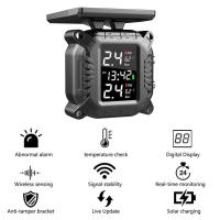 Sensores TPMS de carga Solar para motocicleta, sistema de alarma de temperatura de neumáticos para monitoreo de presión de neumáticos de motocicleta - details 1