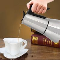 Cafetera eléctrica de acero inoxidable con enchufe europeo, máquina de Espresso con 6 tazas, percolador, cafetera clásica - details 3