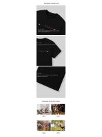 Camiseta Corta Casual de Impresión Digital 2025 Elástica para Mancillas Diarias - details 2