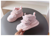 Nuevos medianos y pequeños niños y niñas zapatos deportivos con suelas suaves y antideslizantes - details 13