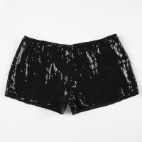 Pantalones Cortos de Lentejuelas Brillantes BUNO Mini Pantalones de Cintura Alta con Estampado de Leopardo Ropa de Calle Impactante - details 21
