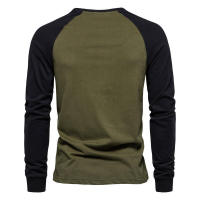 ttom Camisa de manga larga con chip, camisa casual de algodón para hombre - details 8