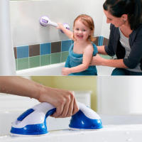 Mango de ducha con soporte antideslizante para inodoro, barra de agarre de seguridad para baño, ventosa al vacío, pasamanos con ventosa - details 5
