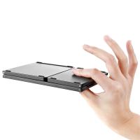 Miniteclado inalámbrico de tres pliegues, teclado portátil Universal con Bluetooth, ratón táctil para IOS, Android, Windows, blanco - details 6