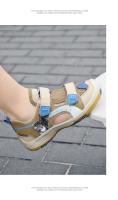 Sandalias de Niños Suaves Zapatos de Moda de Color Sólido Suela Antideslizante Anticolisión - details 10