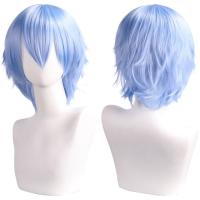 Pelucas sintéticas rectas cortas universales, extensión de cabello falso, peluca colorida para Cosplay, pelucas de fiesta de Anime rojas en capas, juego de rol - details 25