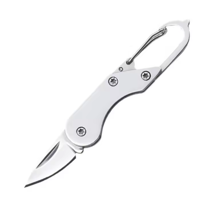 Mini cuchillo plegable de acero inoxidable portátil para acampar al aire libre - 1