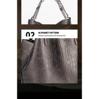 CH Ladies Versátil Superior Sense of Solid Color Bolso de mano de gran capacidad para mujer Estilo de moda diario simple Mochila de lujo de alta gama - details 9